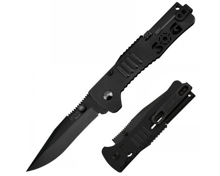 Купите полуавтоматический складной нож SOG SlimJim Black SJ32 в Новосибирске в нашем интернет-магазине
