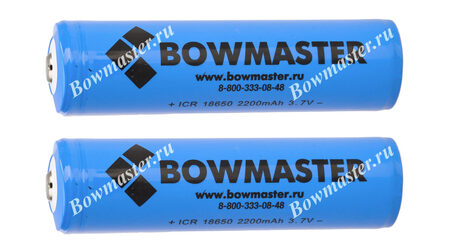 купите Литий-ионный аккумулятор с защитой BowMaster 18650 2400 mAh (2 шт.) в Новосибирске