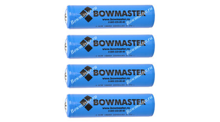купите Литий-ионный аккумулятор с защитой BowMaster 18650 2200 mAh (4 шт.) в Новосибирске