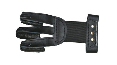 купите Перчатка кожаная JX502 черная для стрельбы из лука в Новосибирске