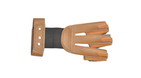 купите Перчатка кожаная JX502 коричневая для стрельбы из лука в Новосибирске