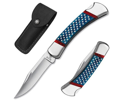Купите складной нож Buck 110 Stars & Stripes Folding Hunter Limited Edition 0110BLSUSA в Новосибирске в нашем интернет-магазине