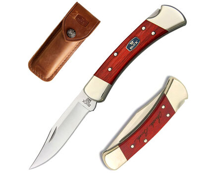 Купите складной нож Buck 110 Folding Hunter Chairman Cherry 420HC 0110CWSNK в Новосибирске в нашем интернет-магазине