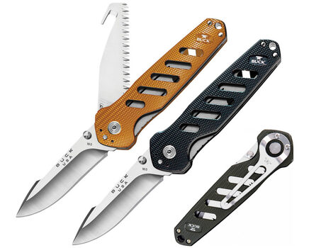 Купите складной нож-пила Buck Alpha CrossLock 0183GRS и 0183ORS в Новосибирске в нашем интернет-магазине
