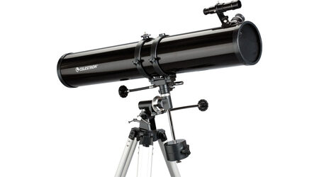 купите Телескоп Celestron PowerSeeker 114 EQ (рефлектор Ньютона, 114мм, F=900мм, 1:7.8) на экваториальной монтировке в Новосибирске