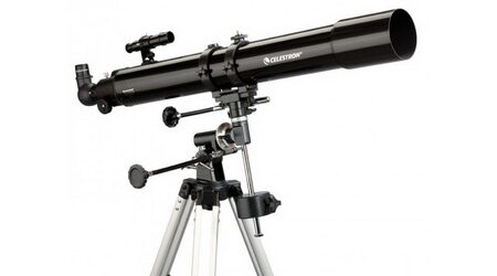 купите Телескоп Celestron PowerSeeker 80 EQ (рефрактор, 80мм, F=900мм, 1:11) на экваториальной монтировке в Новосибирске