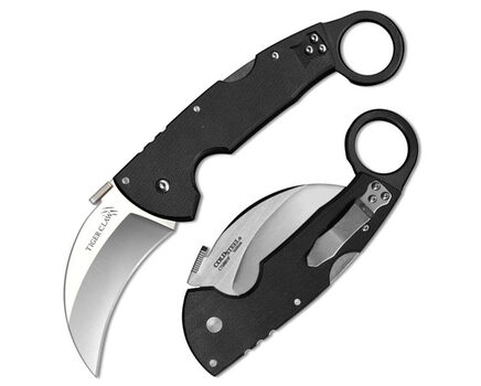 Купите складной нож-керамбит Cold Steel Tiger Claw Plain Edge 22KF в Новосибирске в нашем интернет-магазине