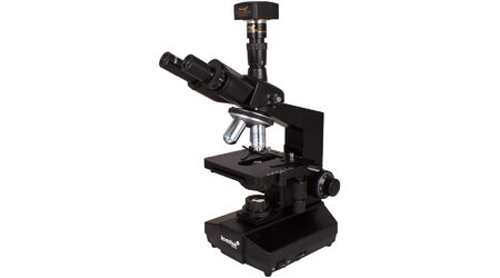 купите Профессиональный мощный цифровой микроскоп Levenhuk D870T (8 Мп) тринокулярный в Новосибирске