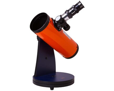 Купите детский телескоп Levenhuk LabZZ D1 (рефлектор Ньютона, 76мм, F=300мм, 1:3.95) на монтировке Добсона в интернет-магазине