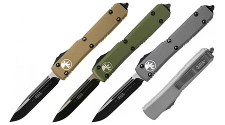 купите Автоматический выкидной нож Microtech Ultratech S/E Standard Drop Point / 121-1GY - 121-1OD - 121-1TA в Новосибирске