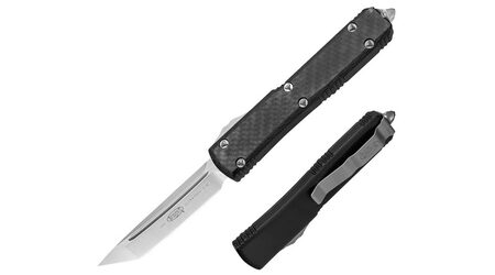 купите Автоматический выкидной нож Microtech Ultratech Tanto Contoured Chassis Carbon Fiber / 123-4CF в Новосибирске