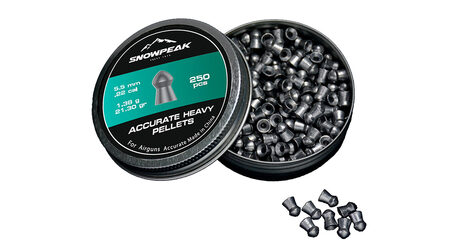 купите Свинцовые пульки для пневматики SnowPeak Accurate Heavy калибр 5.5 мм в Новосибирске
