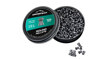 купите Свинцовые пульки для пневматики SnowPeak Round калибр 4.5 мм в Новосибирске