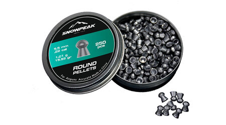 купите Свинцовые пульки для пневматики SnowPeak Round калибр 5.5 мм в Новосибирске