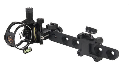 купите Прицел для блочного лука Topoint DB8250 (5 пинов, микрорегулировка, подсветка) в Новосибирске