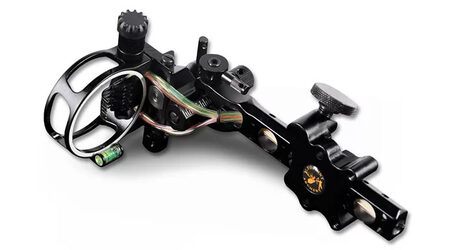 купите Прицел для блочного лука TP7570 черный (5 пинов, 0.019", микрорегулировка, подсветка) в Новосибирске