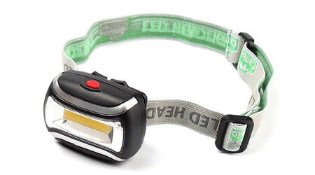 купите Светодиодный налобный фонарь UltraFire Flat LED 3W в Новосибирске