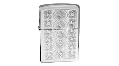 купите Зажигалка Zippo 28657 Elegant Swirls High Polish Chrome (зеркальный хром, оксидированный орнамент) в Новосибирске