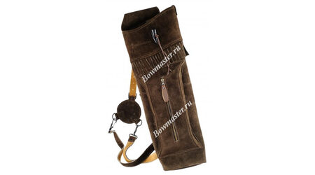 купите Колчан для стрел заплечный темно-коричневый Deluxe в Новосибирске